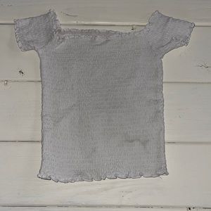 Hollister Women’s ribbed cropped top SZ S